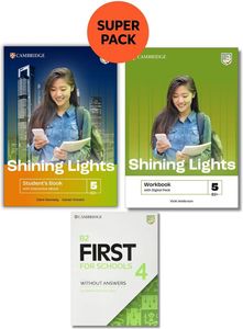 SHINING LIGHTS 5 SUPER PACK 2 (STUDENTS BOOK + WORKBOOK +FIRST FOR SCHOOLS 4 + WORDLIST)