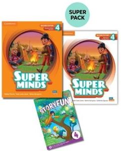SUPER MINDS 4 SUPER PACK 4 (SB + WB + STORYFUN 4 + WORDLIST) 2ND ED