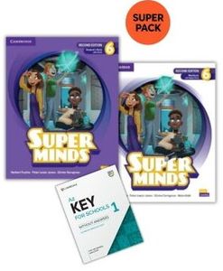 SUPER MINDS 6 SUPER PACK 3 (SB + WB + KEY FOR SCHOOLS 1 + WORDLIST) 2ND ED