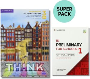 THINK 3 SUPER PACK 2 (SB + PRELIMINARY FOR SCHOOLS 1 + WORDLIST) 2ND ED