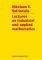LECTURES ON INDUSTRIAL AND APPLIED MATHEMATIC...