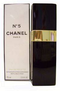 CHANEL NO 5, EAU DE TOILETTE SPRAY REFILLABLE 75ML