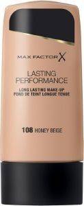 MAKE-UP MAX FACTOR, LASTING PERFORMANCE NO 108 HONEY BEIGE MAKE-UP MAX FACTOR, LASTING PERFORMANCE NO 108 HONEY BEIGE