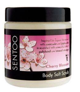 SENTOO CHERRY BLOSSOM, BODY SALT SCRUB