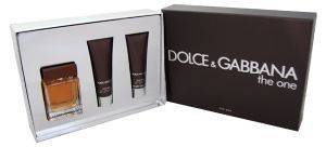 D&G, THE ONE GIFT SET (EDT 50ML + A/S BALM 50ML + SHOWER GEL 50ML)