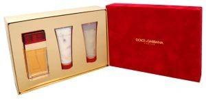 DOLCE & GABBANA GIFT SET (EDT 50ML + BODY MILK 50ML + BATH GEL 50ML)