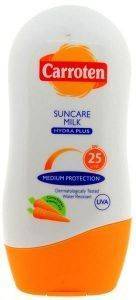 ΑΝΤΙΗΛΙΑΚΟ ΓΑΛΑΚΤΩΜΑ CARROTEN, SUNCARE ΜΕ SPF25 ΑΝΤΙΗΛΙΑΚΟ ΓΑΛΑΚΤΩΜΑ CARROTEN, SUNCARE ΜΕ SPF25