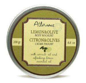 ATTIRANCE, LEMON & OLIVE BODY YOGHURT 100GR ATTIRANCE, LEMON & OLIVE BODY YOGHURT 100GR