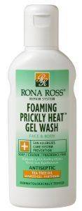 GEL RONA ROSS, FOAMING PRICKLY HEAT WASH 100ML GEL RONA ROSS, FOAMING PRICKLY HEAT WASH 100ML
