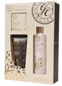 SET  GRACE COLE WARM VANILLA & FIG PEACEFUL PAMPER COLLECTION 250ML