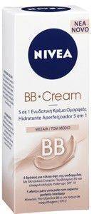 BB ΚΡΕΜΑ NIVEA ΜΕΣΑΙΑΣ ΑΠΟΧΡΩΣΗΣ 50ML BB ΚΡΕΜΑ NIVEA ΜΕΣΑΙΑΣ ΑΠΟΧΡΩΣΗΣ 50ML