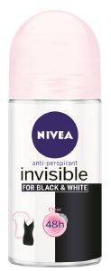  ROLL-ON NIVEA DEO BLACK & WHITE CLEAR INVISIBLE  50ML