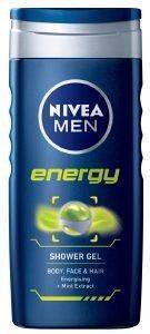 O NIVEA  GEL ENERGY FOR MEN 500ML