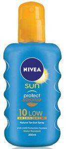 ΑΝΤΗΛΙΑΚΟ ΓΑΛΑΚΤΩΜΑ NIVEA SUN PROTECT & BRONZE SPRAY SPF 10 200 ML ΑΝΤΗΛΙΑΚΟ ΓΑΛΑΚΤΩΜΑ NIVEA SUN PROTECT & BRONZE SPRAY SPF 10 200 ML