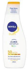   NIVEA SUN PURE & SENSITIVE SPF 50+ 200ML