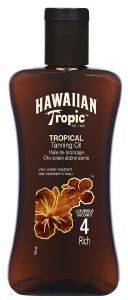   HAWAIIAN TROPIC TROPICAL TANNING OIL SPF 4 RICH 200ML