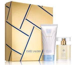 SET ESTEE LAUDER PURE WHITE LINEN PARFUM  SPRAY 30ML &  BODY LOTION 75ML