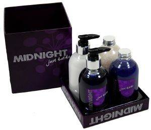 SET  ACTIVE COSMETICS MIDNIGHT [BODY LOTION 250ML-SOAP 250ML-BODY FOAM 250ML- 250ML]