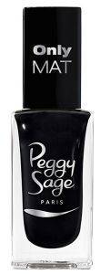 ΒΕΡΝΙΚΙ ΝΥΧΙΩΝ PEGGY SAGE ONLY MAT ΒLACKY MAT ΒΕΡΝΙΚΙ ΝΥΧΙΩΝ PEGGY SAGE ONLY MAT ΒLACKY MAT