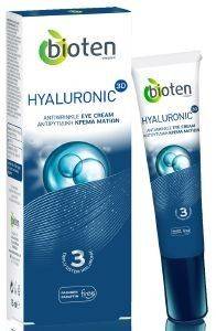 ΚΡΕΜΑ ΜΑΤΙΩΝ BIOTEN HYALURONIC 3D ΑΝΤΙΡΥΤΙΔΙΚΗ 15ML ΚΡΕΜΑ ΜΑΤΙΩΝ BIOTEN HYALURONIC 3D ΑΝΤΙΡΥΤΙΔΙΚΗ 15ML