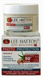 ΚΡΕΜΑ LEE HATTON, ΑΝΤΗΛΙΑΚH SPF50 ΜΕ ΑΝΤΙΟΞΕΙΔΩΤΙΚΗ ΠΡΟΣΤΑΣΙΑ 50ML ΚΡΕΜΑ LEE HATTON, ΑΝΤΗΛΙΑΚH SPF50 ΜΕ ΑΝΤΙΟΞΕΙΔΩΤΙΚΗ ΠΡΟΣΤΑΣΙΑ 50ML