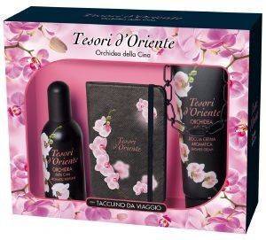 SET TESORI D\' ORIENTE ORCHIDEA DELLA CINA  EDT 100ML+SC 250ML+
