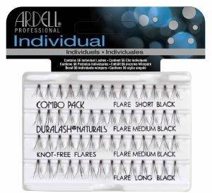 DURALASH INDIVIDUAL STARTER KIT KNOTTED COMBO BLACK ARDEL