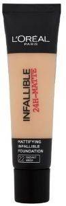 INFALLIBLE 24H-MATTE FOUNDATION LOREAL NO22 RADIANT BEIGE 35ML INFALLIBLE 24H-MATTE FOUNDATION LOREAL NO22 RADIANT BEIGE 35ML