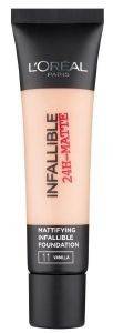 INFALLIBLE 24H-MATTE FOUNDATION LOREAL NO11 VANILIA  35ML