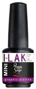 ΗΜΙ-ΜΟΝΙΜΟ ΒΕΡΝΙΚΙ ΝΥΧΙΩΝ PEGGY SAGE I-LAK MINI GRAPHIC VIOLINE ΜΩΒ 9ML ΗΜΙ-ΜΟΝΙΜΟ ΒΕΡΝΙΚΙ ΝΥΧΙΩΝ PEGGY SAGE I-LAK MINI GRAPHIC VIOLINE ΜΩΒ 9ML