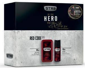 ΣΕΤ STR8 RED CODE LIMITED EDITION GIANNIS ANTETOKOUNMPO EDT 100ML+ DEO 150ML ΣΕΤ STR8 RED CODE LIMITED EDITION GIANNIS ANTETOKOUNMPO EDT 100ML+ DEO 150ML