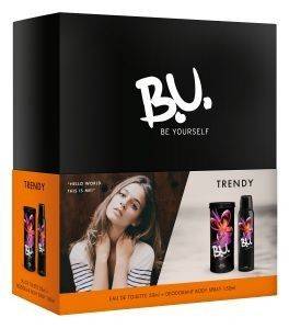  B.U TRENDY EDT 50ML+ DEO150ML