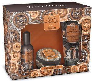 ��� ����� TESORI D\' ORIENTE  FIOR DE LOTO EDT 100ML+ SHOWER CREAM 250ML +  ��������� ����