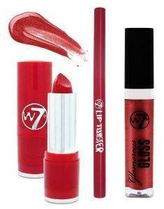   W7 THE RED LIP KIT 3