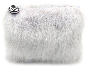 W7 GREY FURRY BAG 20Χ15CM W7 GREY FURRY BAG 20Χ15CM