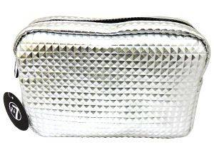 W7 CROCODILE SILVER COSMETIC BAG 25Χ20CM W7 CROCODILE SILVER COSMETIC BAG 25Χ20CM