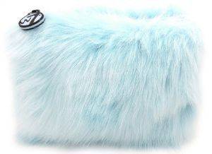 W7 SKY BLUE FURRY BAG 2015CM