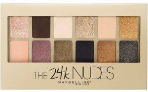 ������ ����� MAYBELLINE 24K NUDES EYESHADOW PALETTE 9.6GR
