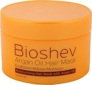 ΕΝΥΔΑΤΙΚΗ ΜΑΣΚΑ ΜΑΛΛΙΩΝ BIOSHEV ARGAN OIL HAIR MASK 500ML 110011449