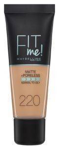 MAKE UP MAYBELLINE FIT ME MATTE AND PORELESS FOUNDATION 220 NATURAL BEIGE 30ML