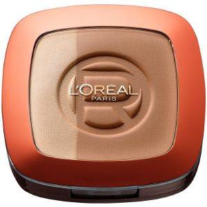   L\'OREAL  GLAM BRONZE POWDER DUO 102 BRUNNETE HARMONY 9G