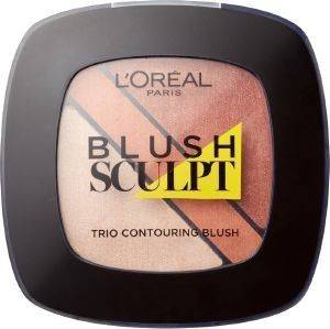  L\'OREAL INFALLIBLE BLUSH SCULPT TRIO CONTOURING 102 NUDE BEIGE