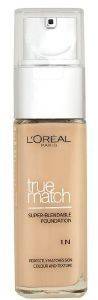 L\'OREAL TRUE MATCH FOUNDATION 1.N IVORY 30ML