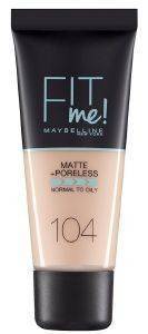 MAKE UP MAYBELLINE FIT ME MATTE 104 SOFT IVORY  30ML