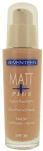 MAKE UP  SEVENTEEN MATT PLUS LIQUID FOUNDATION 06 CARAMEL SPF20 30ML