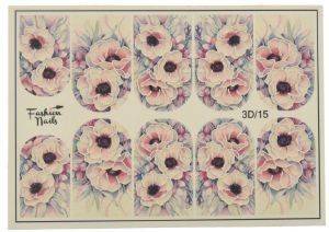 ����������� �����  FASHION NAILS 3D SLIDER 15  ���������