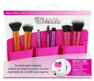 ΘΗΚΗ REAL TECHNIQUES 3 POCKET PINK EXPERT ORGANIZER ΘΗΚΗ REAL TECHNIQUES 3 POCKET PINK EXPERT ORGANIZER