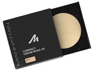 MAKE UP COMPACT MANHATTAN  CREME FOUNDATION  NO 3 BEIGE