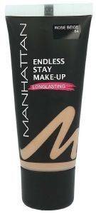 MAKE UP  MANHATTAN ENDLESS STAY MAKE UP LONG LASTING  64 ROSE BEIGE 30ML