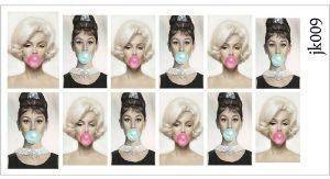 ����������� ����� J.K STAR-NAILS JK009 WHITE FILM